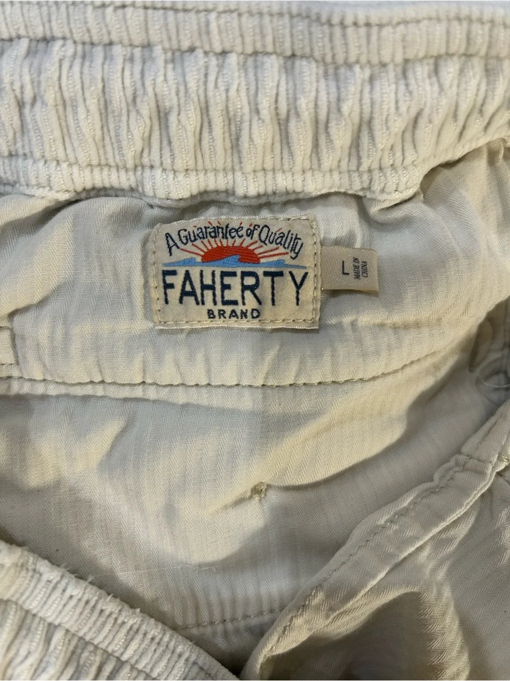 Faherty corduroy shorts